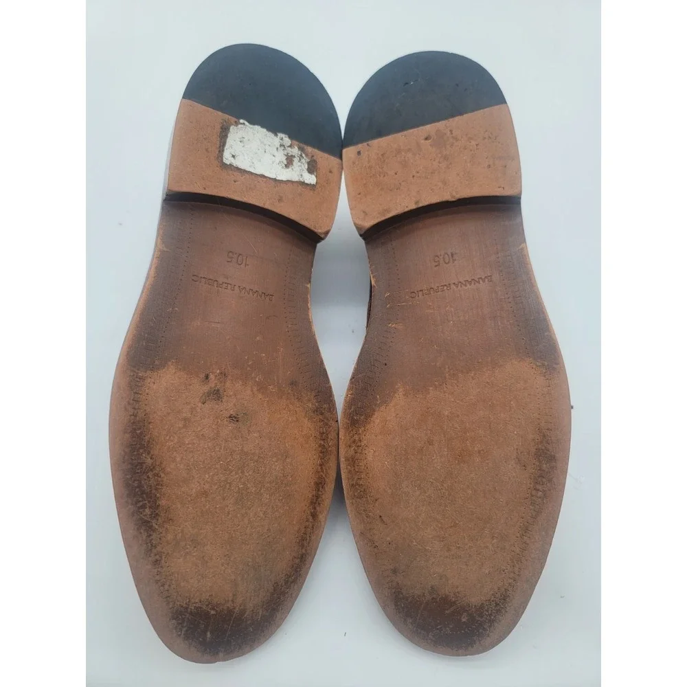 Banana Republic Leather Chukka Boots‎ Mens 10.5 Brown Lace Up Ankle Boots